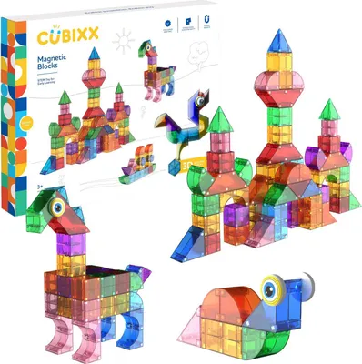 Image de Blocs magnétiques Cubixx, 85 pièces