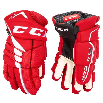 Produktbild von CCM Jetspeed FT4 Handschuhe Senior, Größe:15 Zoll, Farbe:rot/weiß