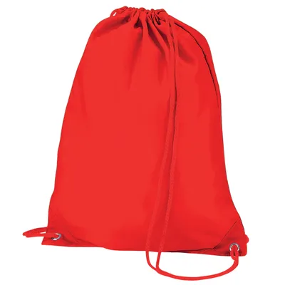 Image de Quadra QD17 | Gymsac - Couleur : Rouge vif - Taille : 31 x 40 cm
