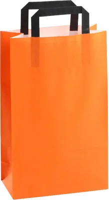 Produktbild von VP Papier-Tragetaschen Topcraft orange 22,0 x 36,0 cm, 50 St.