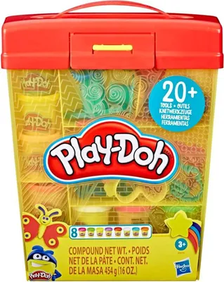 Produktbild von Play-Doh Large Tools and Storage Activity Set, Bastelset für Kinder, 3 Jahr(e), Nicht toxisch, Gemischte Farben