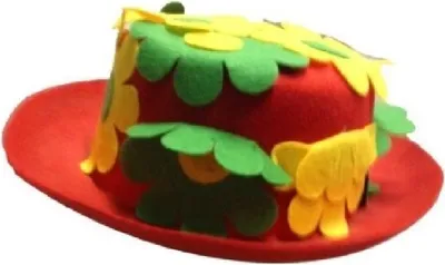 Produktbild von Fu63328-2-A Achtung farbe grün Blumenhut Clownhut