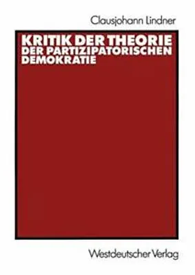Zdjęcie produktu dla Kritik der Theorie der partizipatorischen Demokratie