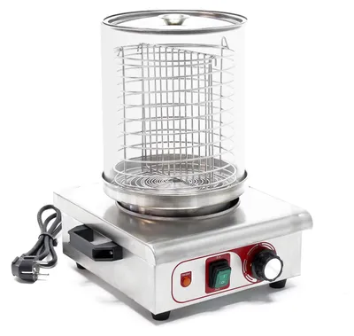 Hot Dog Maschine 450 W, Dampfbehälter, Edelstahl, 5,04 kg