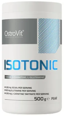 Immagine prodotto di OstroVit | Polvere isotonica + BCAA, L-Carnitina, L-Glutammina Pera