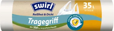 Produktbild von Swirl Reißfest & Dicht Müllbeutel 35.0 l weiß
