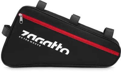 Produktbild von Zagatto ZG792 Große schwarze Fahrradtasche mit zwei Taschen