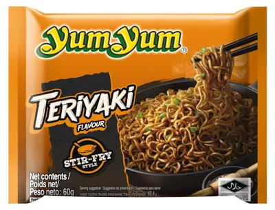 Produktbild von Yum Yum Instant Nudeln mit Teriyakigeschmack Stir Fry Style 60g