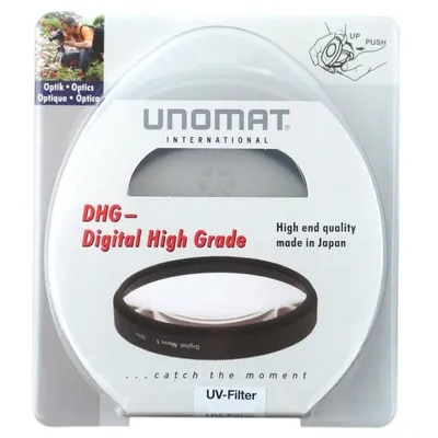 Produktbild von UV-Filter 62mm DHG vergütet Schwarz