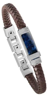 Produktbild von Holzkern Herren-Armband Wildrider Sodalith/Braun