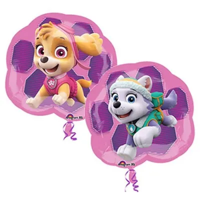 Zdjęcie produktu dla Balon foliowy Supershape, dziewczynki z serii Paw Patrol