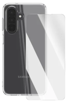 Produktbild von Mayaxess, Schutz-Set für Galaxy A27 mit Hülle und 9H Panzerglas, Transparent