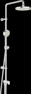 Immagine prodotto di HANSA HANSABASICJET système de douche, pomme de douche 200 mm, ronde, flexibles, saillie 407mm, 44380200, 44380200