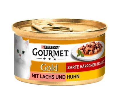 Produktbild von Purina Gourmet Katzennassfutter Lachs, 85g