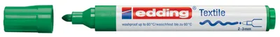 Produktbild von Edding 4500, Grün, Rundspitze, Grün, Weiß, 2 mm, 3 mm, Tinte auf Wasserbasis