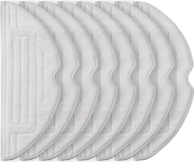 Produktbild von 8 Stück Wischtücher für Roborock S8/S8+/S7 MaxV/S7 MaxV Plus/S7 MaxV Ultra/S7 Pro Ultra/S7/S7+ Saugroboter, Silberionen Mikrofaser VibraRise Wischtuch Zubehör (Hellgrau)