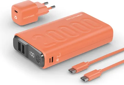 Zdjęcie produktu dla Realpower  Powerbank RealPower PB-20000 Power Pack Orange