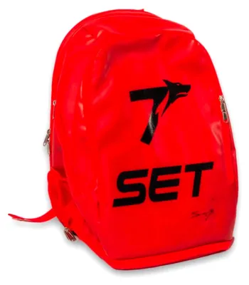 Produktbild von Set Sanyo Roter Lederrucksack Mehrfarbig