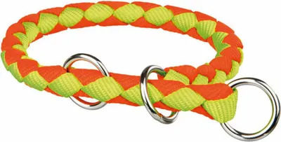 Immagine prodotto di Trixie Collare di nylon rotondo CAVO- arancio/verde neon