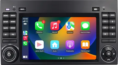 Obrázok produktu pre 7" Android Autorádio 32GB pre Mercedes W245 W639 2005-2014 Carplay Android Auto Navigácia Bluetooth DAB+