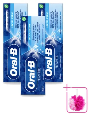 Obrázek produktu pro 3x zubní pasta Oral-B 3D White Arctic Fresh - 75 ml - balení po 3 kusech