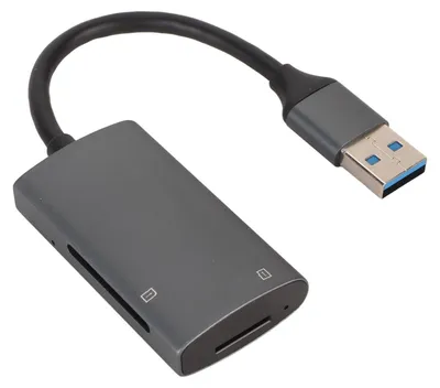 Zdjęcie produktu dla Czytnik kart pamięci USB 3.0 – wytrzymały, przenośny czytnik kart TF z szybkim transferem danych do laptopa