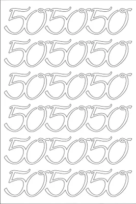 Produktbild von ROESSLER PAPIER Peel Off Sticker 50 weiß