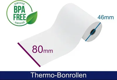 Productafbeelding van Thermorol - 80 46 12 (B/D(max.)/K), wit, 55 gram, 25 meter