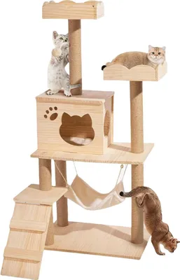 Produktbild von Glamexx24 Kratzbaum Katzenbaum Sisal Kletterbaum XXL Spielbaum Katzenschlafplatz