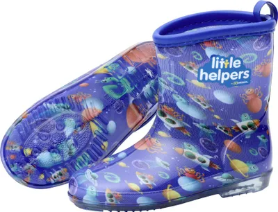 Produktbild von Gebol Gummistiefel Little Helpers Weltall blau