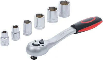 Obrázek produktu pro KRAFTMANN 15112 Sada nástrčných klíčů 10 (3/8), 7 ks.