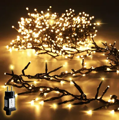 Obrázok produktu pre LED reťazové svetlá, 14,9 m, teplé biele svetlo