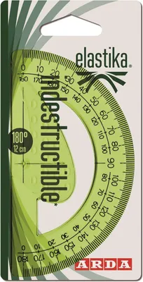 Produktbild von ARDA EL18012 Winkelmesser Kunststoff Halbkreis