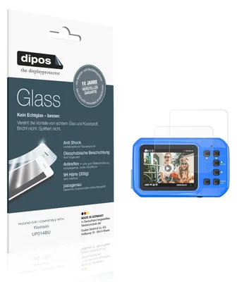 Produktbild von 2x Schutzfolie für Yixinxin UP014BU matt - Anti-Shock 9H Folie dipos Glass Kunststoffglas