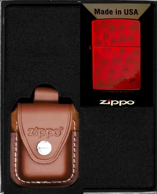 Obrázok produktu pre Sada zapaľovačov ZIPPO CANDY APPLE RED FLAME PATTERN dar No2