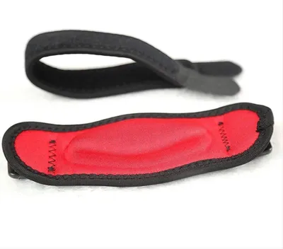 Produktbild von Go Go Gadget – Verstellbares Ellenbogenband {für Tennisarm, Golfarm, Badminton, Powerlifting, Volleyball und Ellenbogenbeschwerden} – Universal – Rot