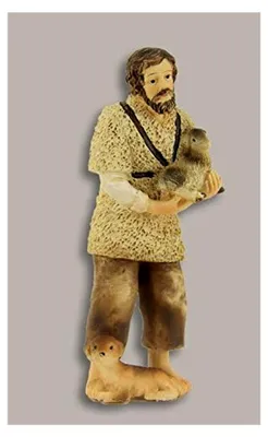 Produktbild von Hirte mit Schaf und Hund für 12cm Figuren