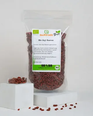 Produktbild von 5 kg Bio Goji Beeren | getrocknet | rückstands Superfood | Buxtrade | Bio