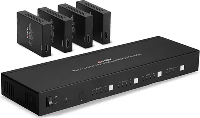 Image de Extender de matrice Lindy 70m cat.6 4x4 HDMI 4K60