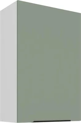 Image de Armoire murale haute LUNARA - largeur 60 cm, vert/blanc
