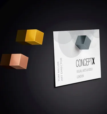 Produktbild von SuperDym-Magnet C5 Cube  grau/kupfer/gold 11x11x11mm VE=10x3 Stück