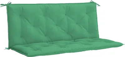 Immagine prodotto di Cuscini per panca da giardino 2 pz. Tessuto Oxford verde 120x50x7 cm