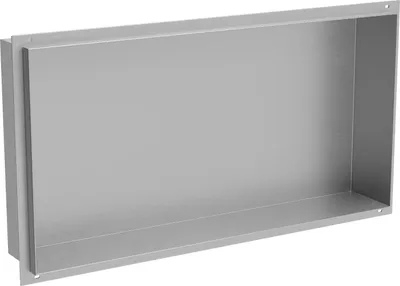 Image de Mexen X-Wall-NR étagère à encastrer sans garniture 60 x 30 cm, inox - 1911603010