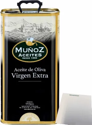Produktbild von Munoz Aceite de Oliva Virgen Extra Natives Olivenöl (5L Dose) + usy Block