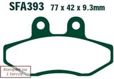 Produktbild von EBC Brakes Bremsbeläge Satz Bremsklötze SFA393