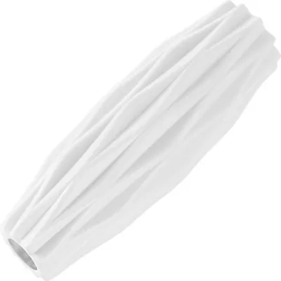 Produktbild von Moderne Blumenvase für Wohnzimmer, Tischdekoration und Events, 5,5 x 5,5 x 21 cm – Weiß