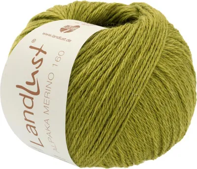 Produktbild von Lana Grossa - Landlust Alpaka Merino 160 0443 kiwigrün