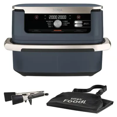 Produktbild von Ninja AF500EUCYD FlexDrawer Heißluftfritteuse 10,4L blau