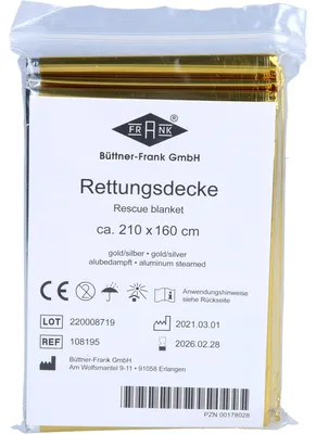 Produktbild von Rettungsdeckef KFZ 210x160, 1 St