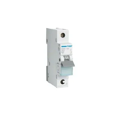 Produktbild von HAGER Leitungsschutzschalter 1 polig 6kA B-Charakteristik 63A QuickConnect 1 Modul